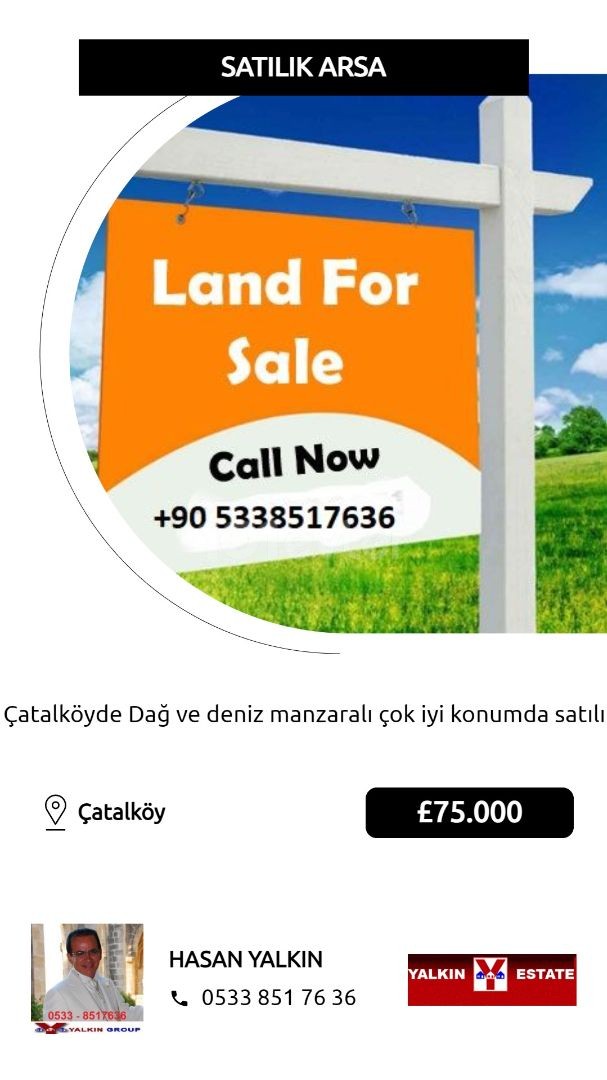 Residential Zoned Plot For Sale in Çatalköy, Kyrenia