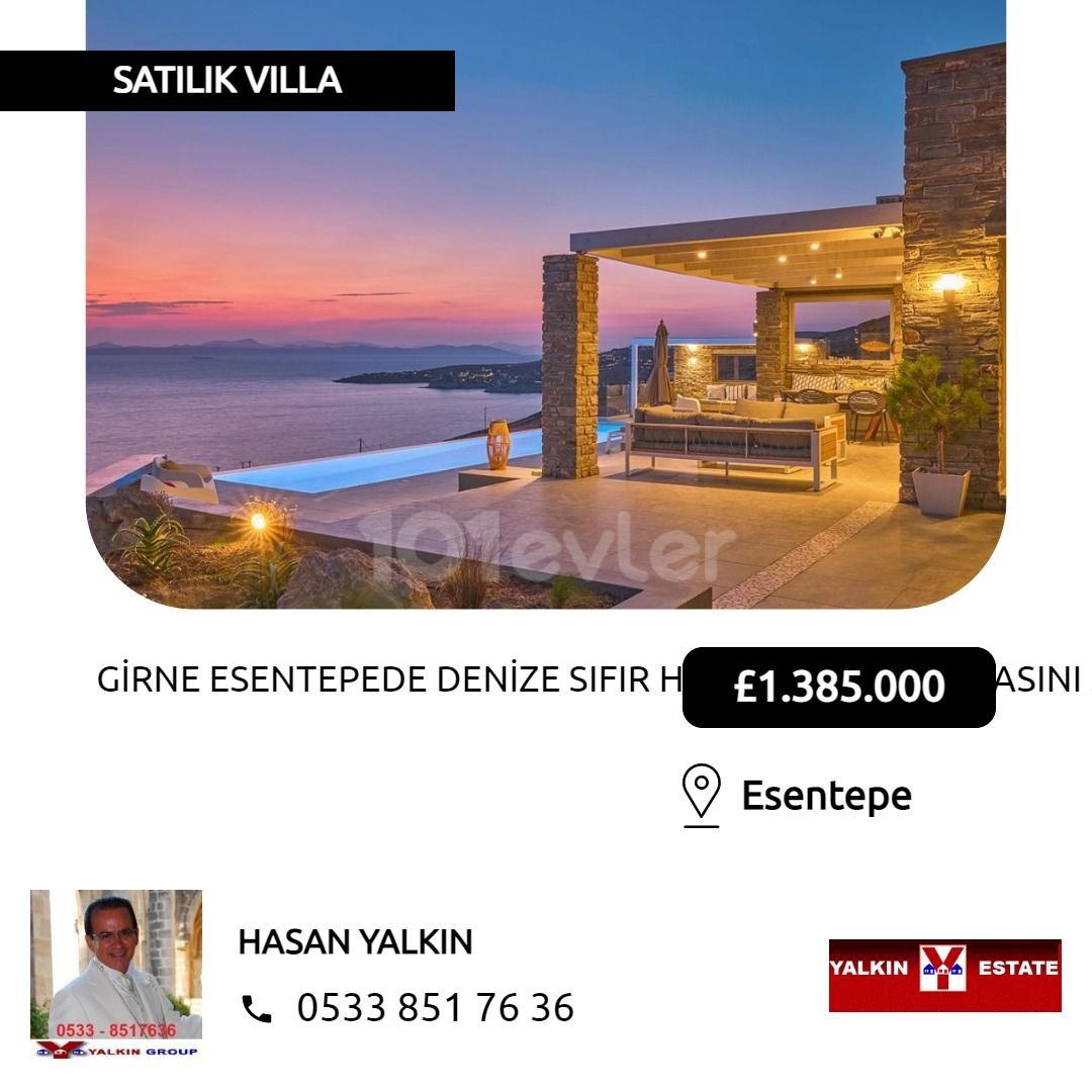 SEAFRONT LUXUR VİİLLA FOR SALE IN KYRENEA CYPRUS