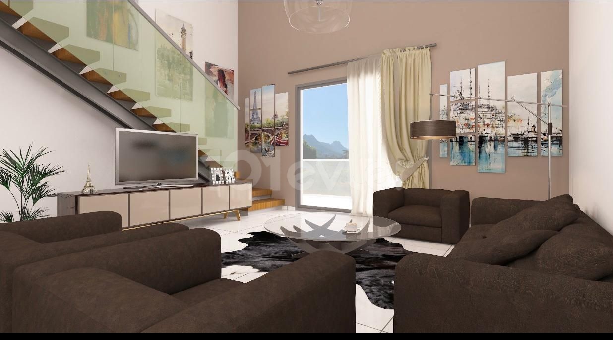 2+1 apartments in a complex for sale in Doğanköy