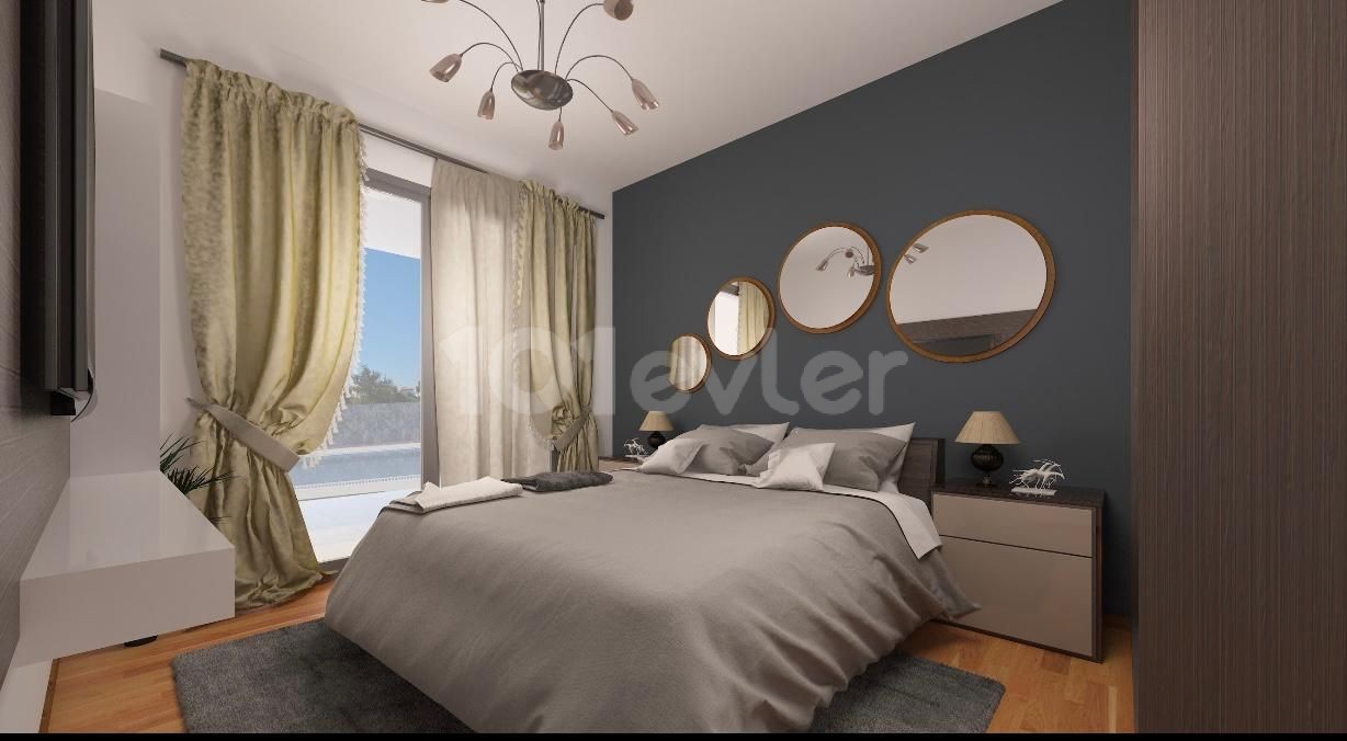 2+1 apartments in a complex for sale in Doğanköy