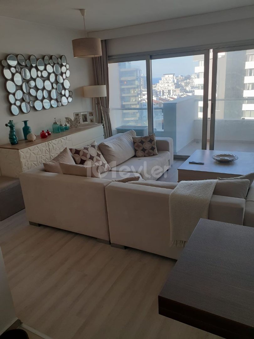 Luxury 2+1 flat for sale in Girne Center, Sea view