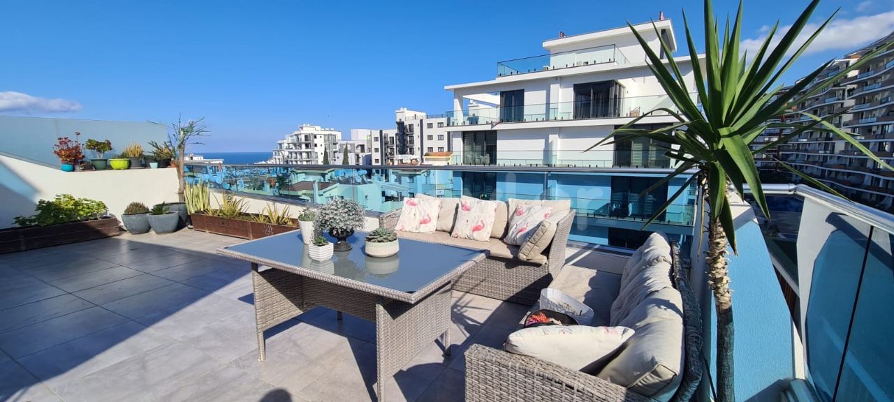 Luxury 2+1 apartment for sale in Girne Center, Taxes paid!!!