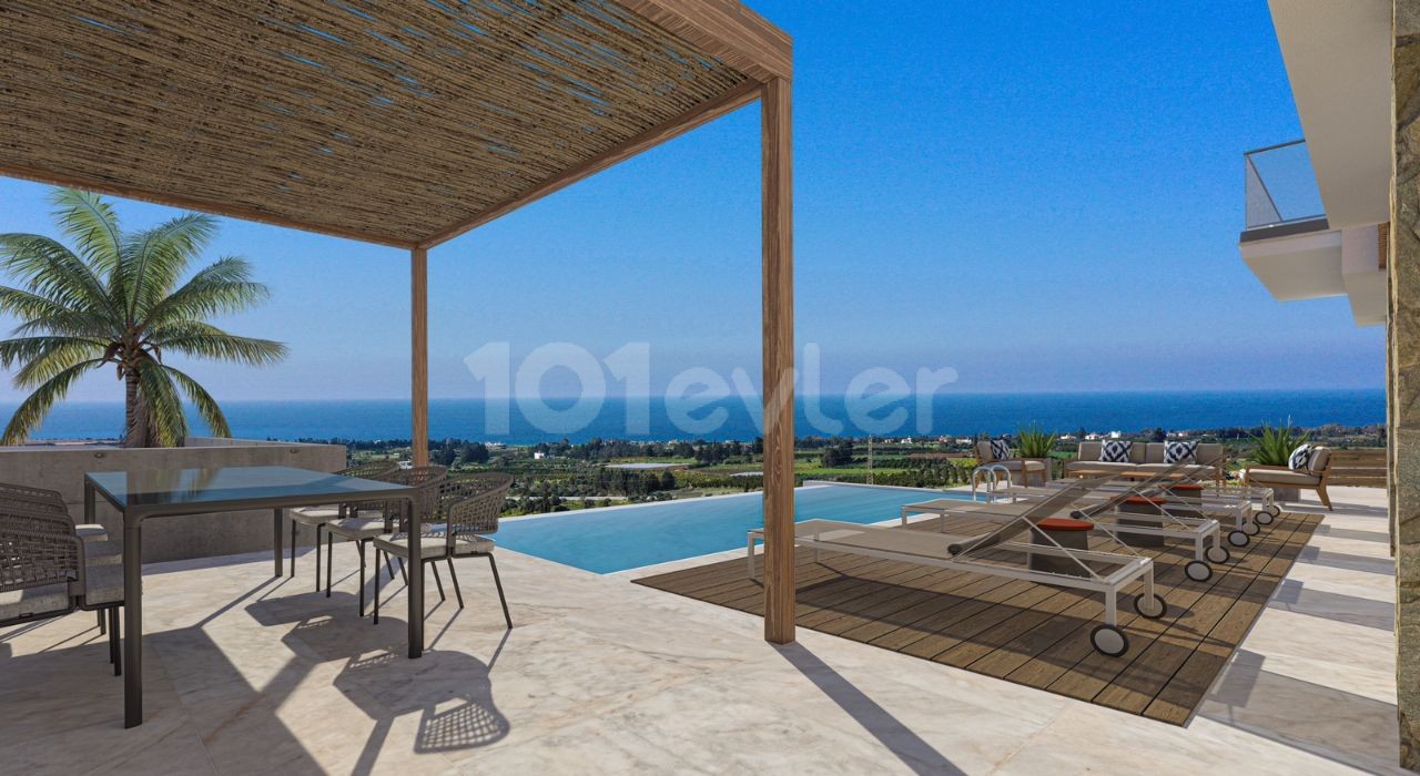 Luxurious 3+1 villas with mountain and sea views!