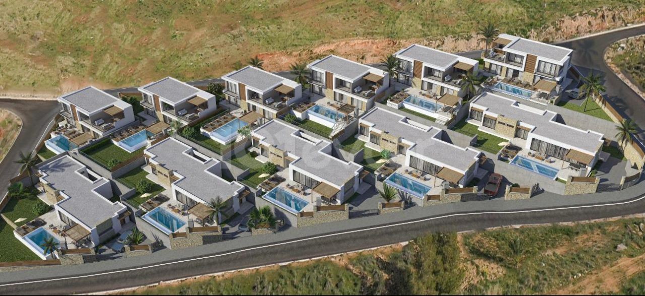 Luxury new 3+1 villas for sale in Lefke, Cengizkoy