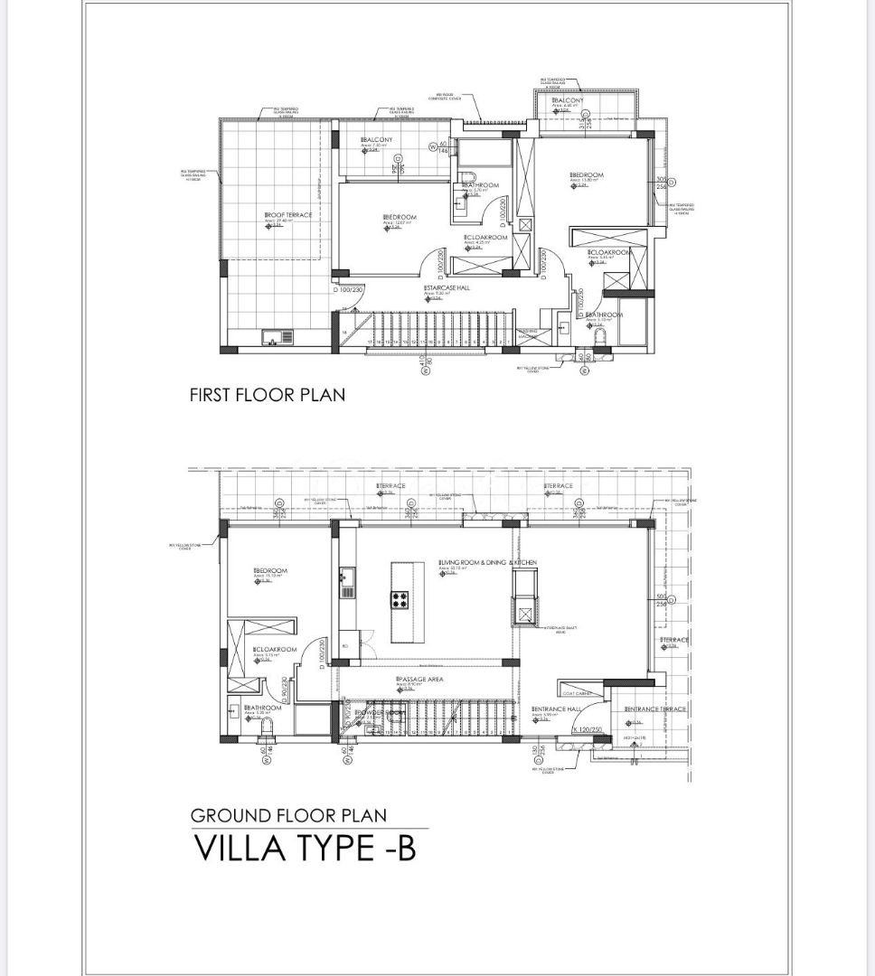 Luxuriöse neue 3+1 Villen zu verkaufen in Cengizkoy, Lefke