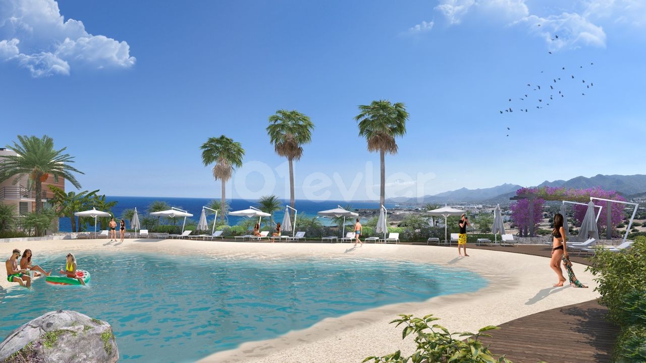 Last 1+0 Apartments in Kyrenia Esentepe within Walking Distance to the Sea 