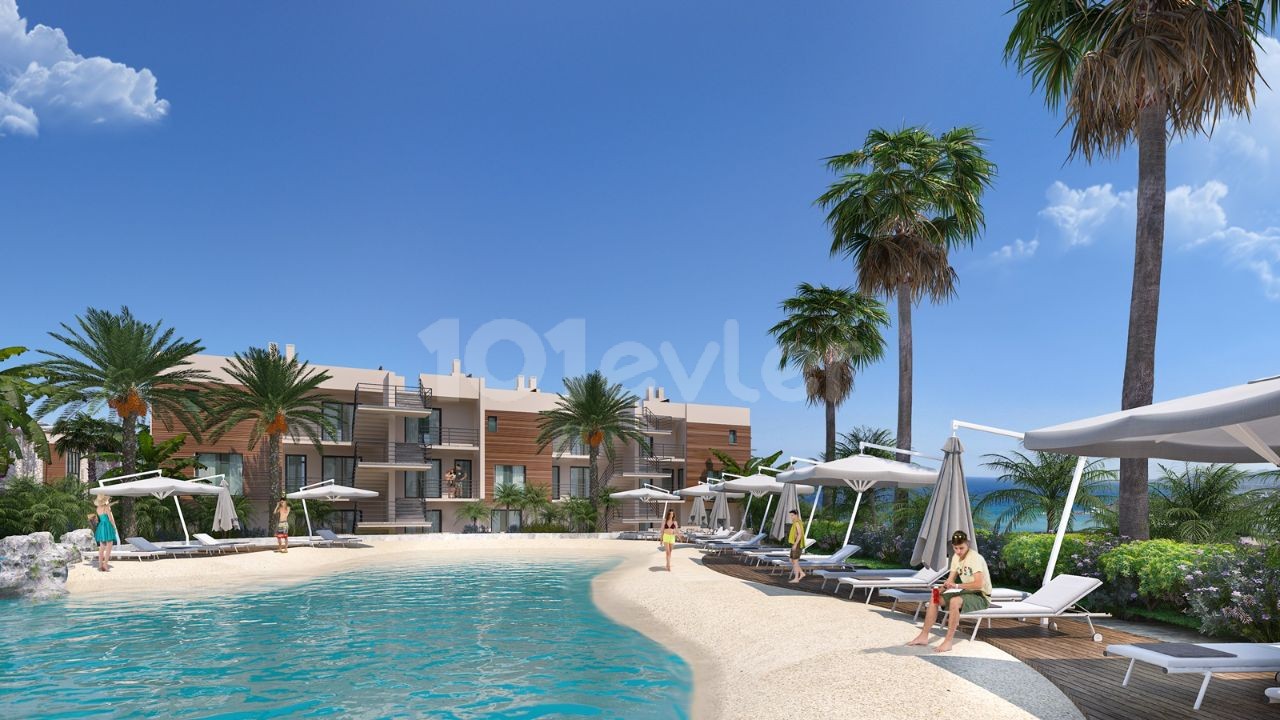 Last 1+0 Apartments in Kyrenia Esentepe within Walking Distance to the Sea 