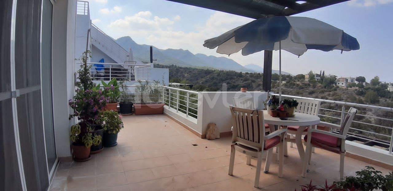 1+1 penthouse for sale in Esentepe