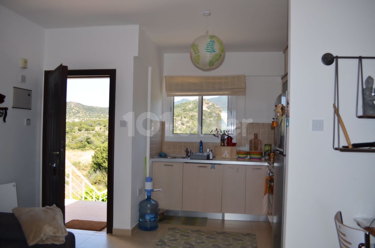 1+1 penthouse for sale in Esentepe