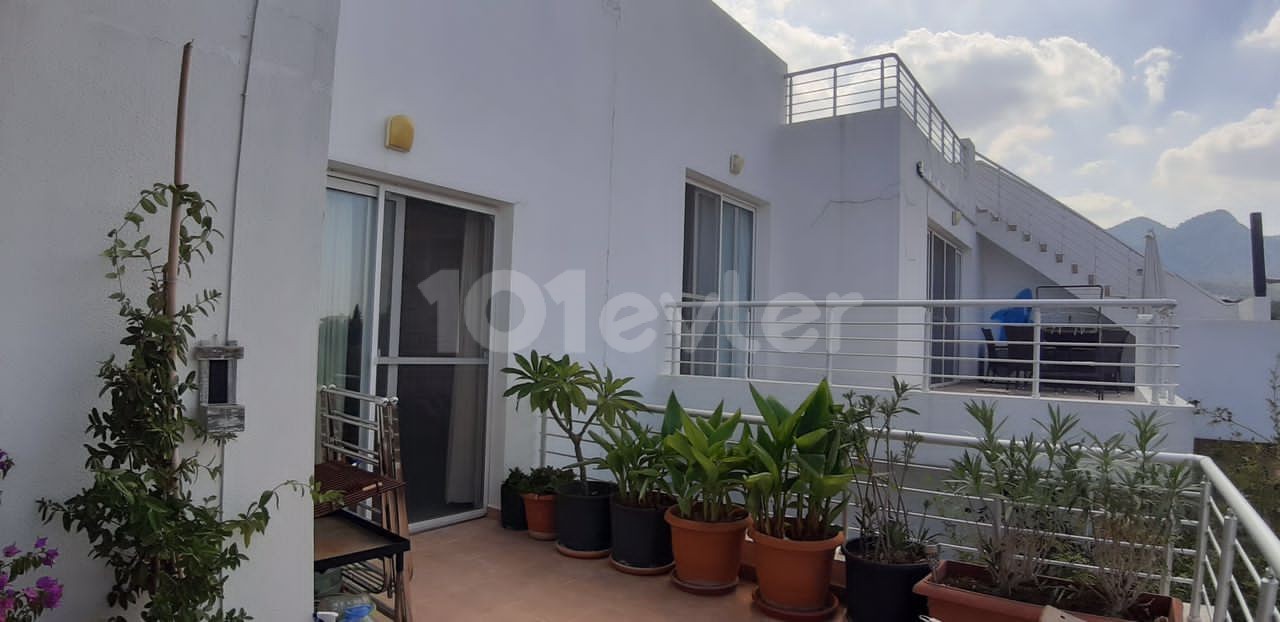 1+1 penthouse for sale in Esentepe