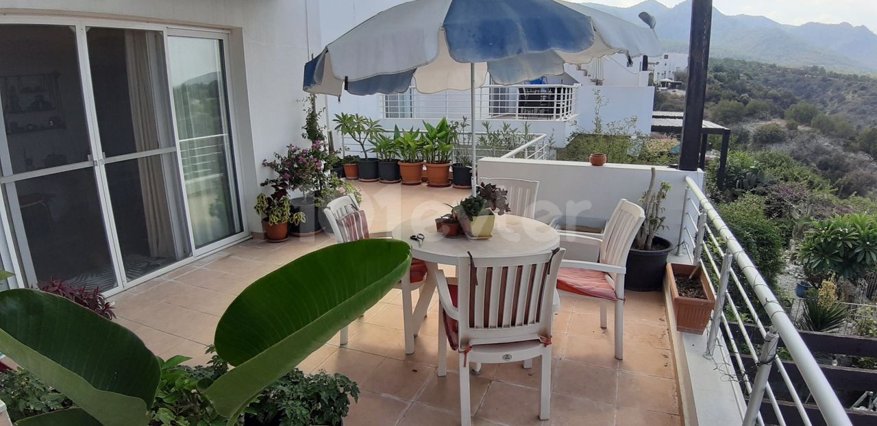 1+1 penthouse for sale in Esentepe