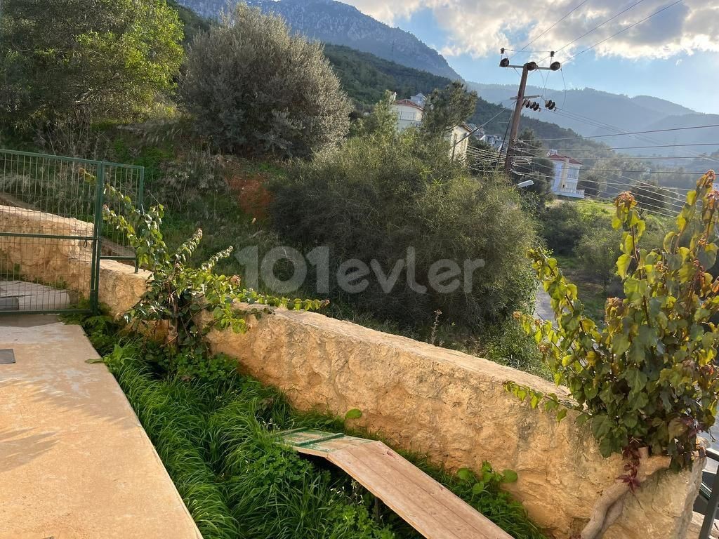 2+1 apartment with garden for sale in Alsancak