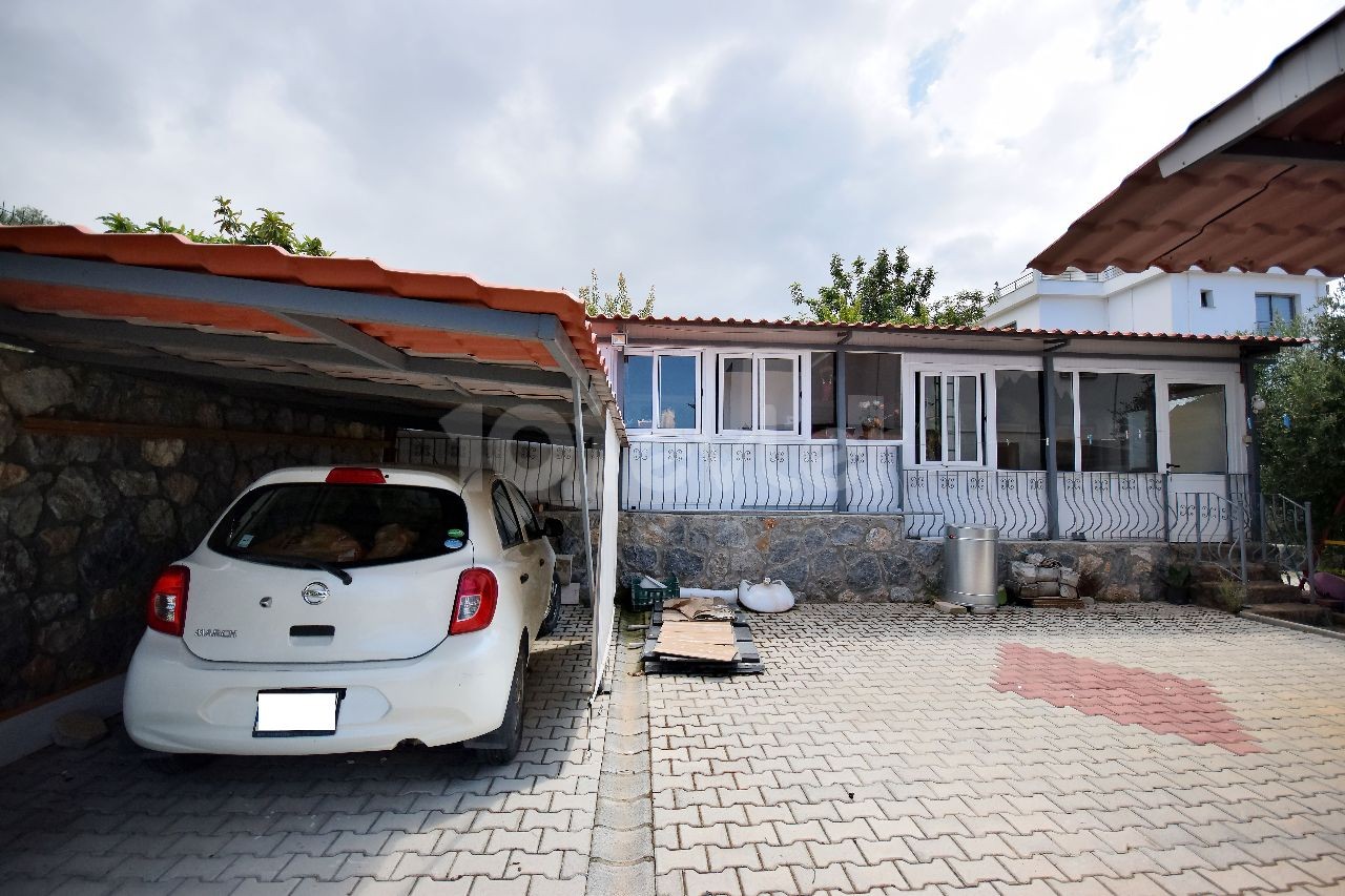 3+1 Villa zum Verkauf mit herrlichem Garten und Meerblick in Girne Arapköy