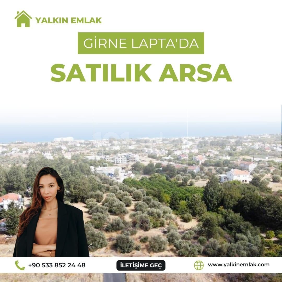 Laptada satılık 909 m2 arsa , villa için uygun arsa