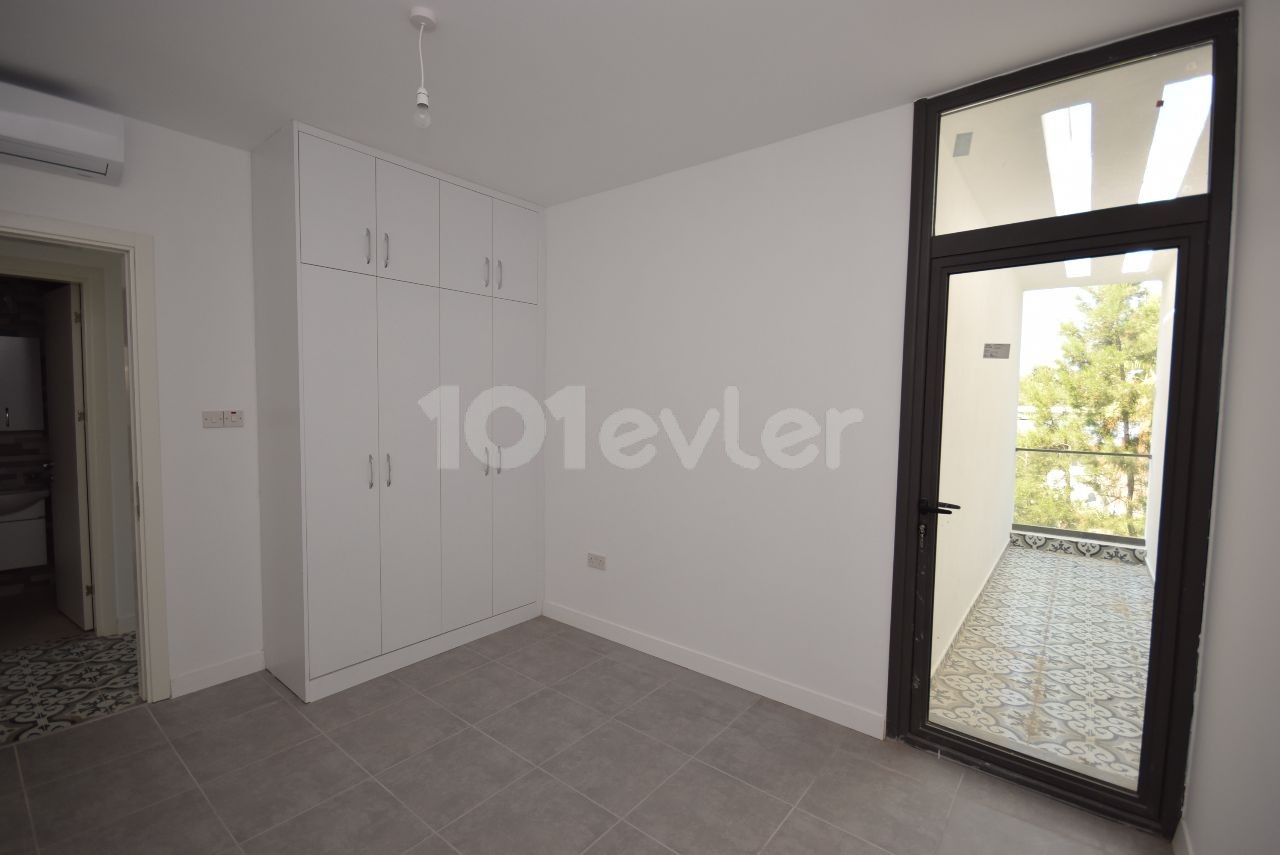 3+1 Flat for Rent in a Secured Site with Pool on Kyrenia Central Street