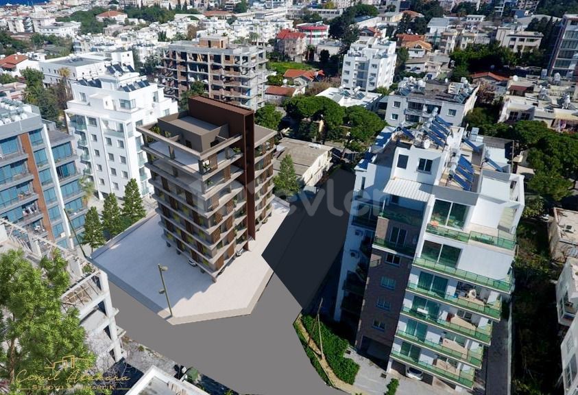 Complete building, 21 apartments for sale in Kyrenia center