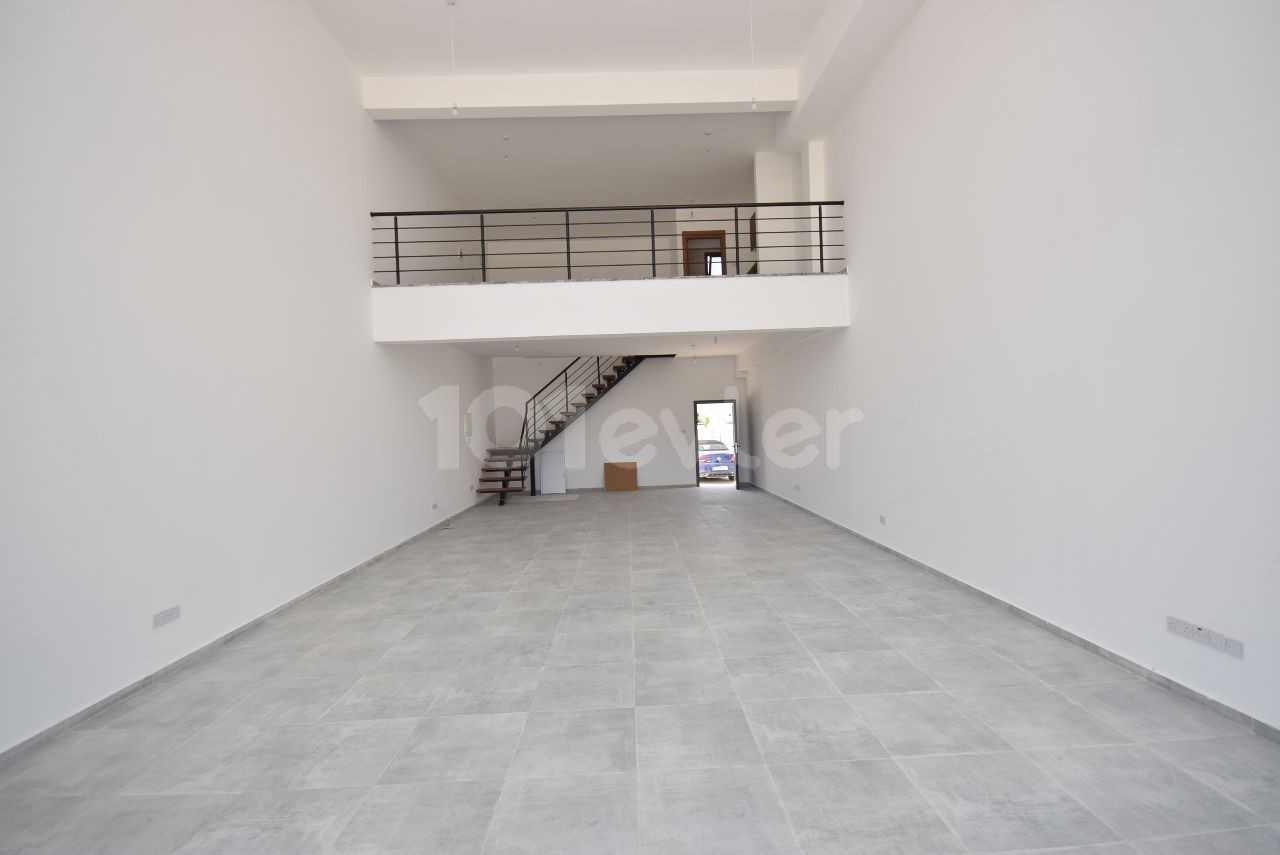 150 m² Shop for Rent with Mezzanine Floor in a New Building 200 M from Girne Karaoğlanoğlu Street