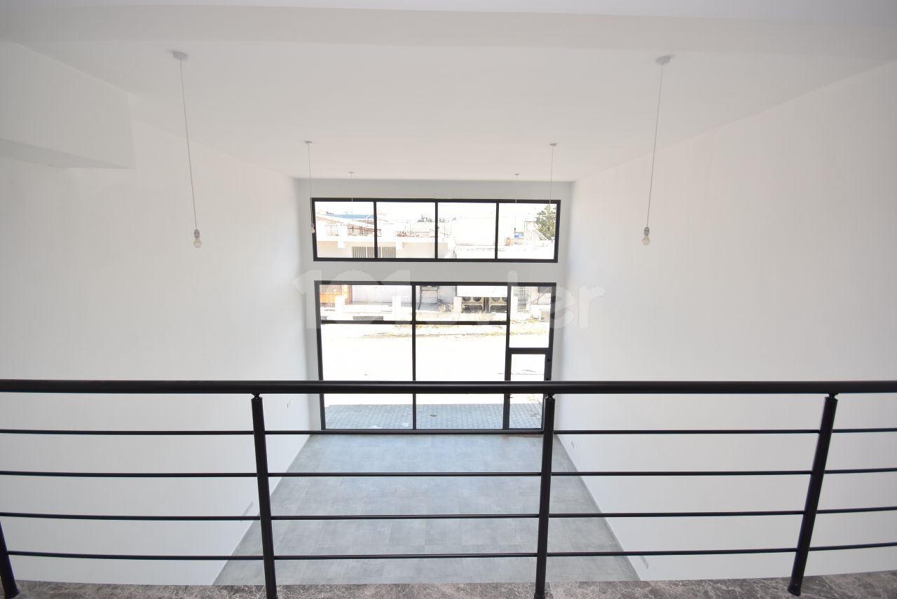 150 m² Shop for Rent with Mezzanine Floor in a New Building 200 M from Girne Karaoğlanoğlu Street