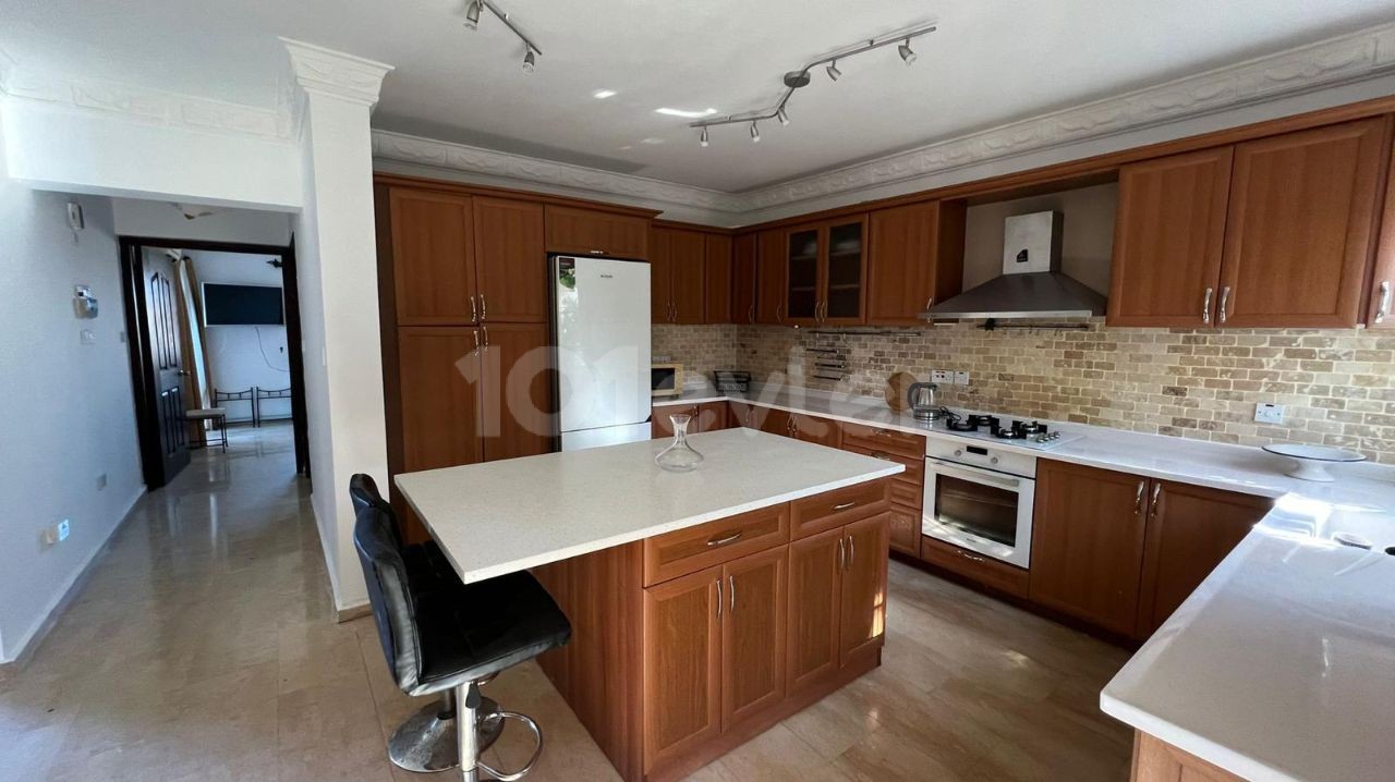 3+1 spacious villa for rent in Alsancak