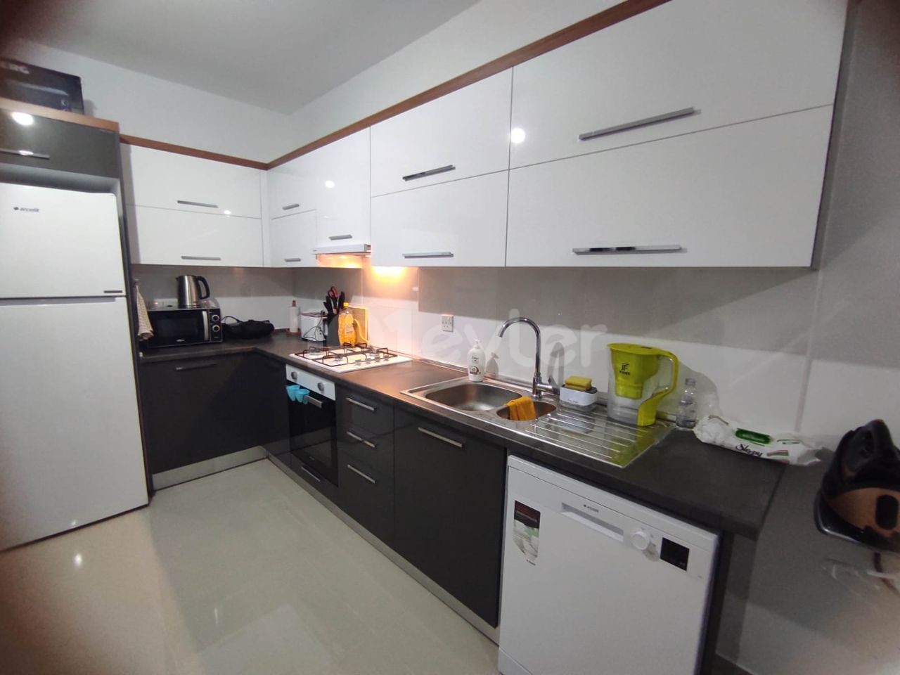 2+1 Flat for Rent in a New Building with Easy Access in Kyrenia Central Location