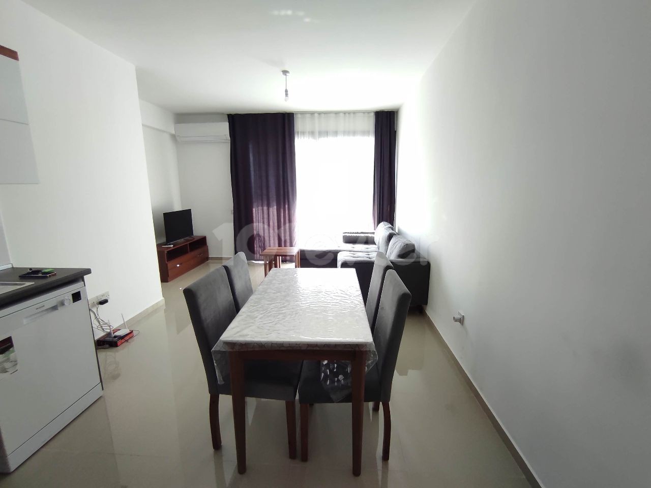 2+1 Flat for Rent in a New Building with Easy Access in Kyrenia Central Location