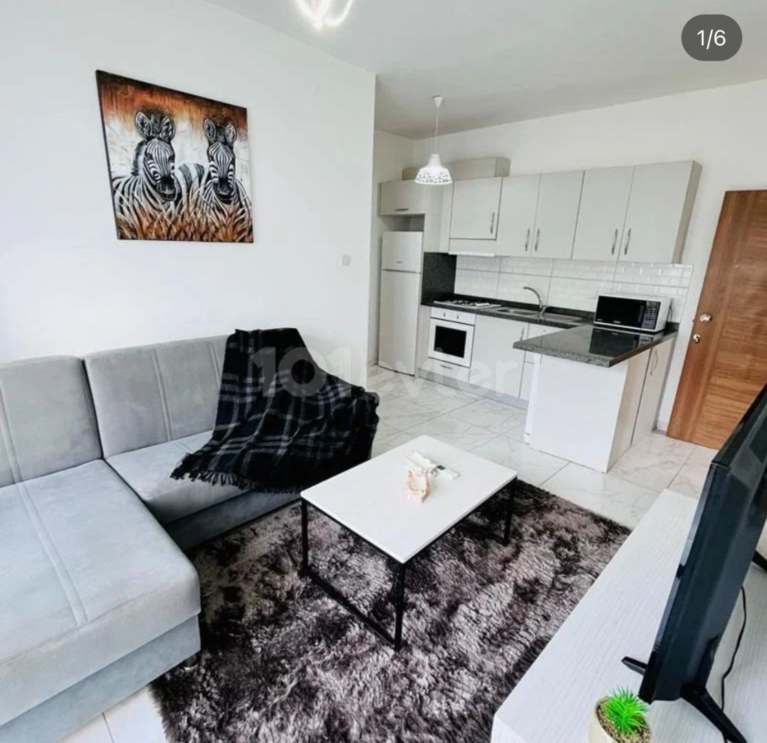 آپارتمان 1+1 برای اجاره در Karaoğlanoğlu، گیرنه! 🌊🏔️