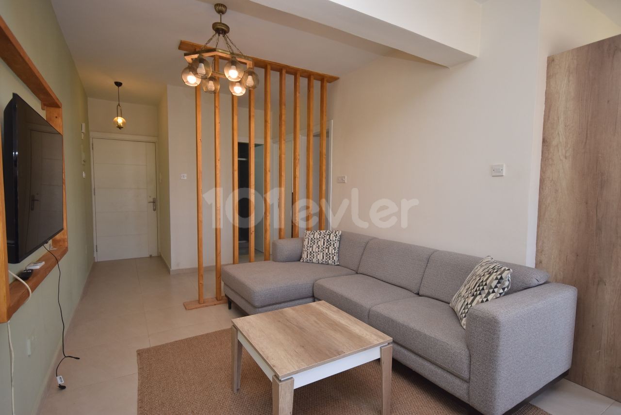 Fully Furnished 2+1 Flat for Rent in Kyrenia Center, Walking Distance to Ecevit Street