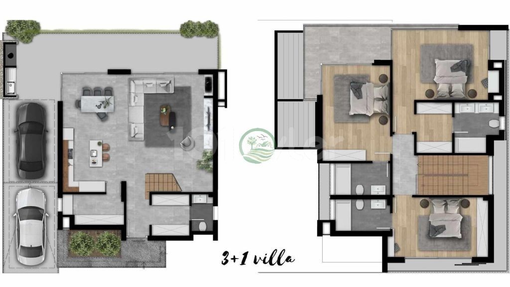 3+1 VILLA IN GAZI MAGUSA ÖTUKENDE ZU VERKAUFEN ** 