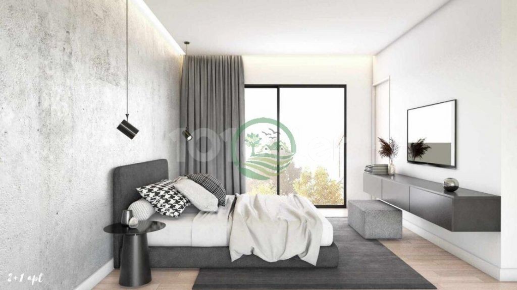 2+1 LOFT FLAT FOR SALE IN GAZİMAGUSA ÖTÜKEN IN A COMPLETE WITH POOL