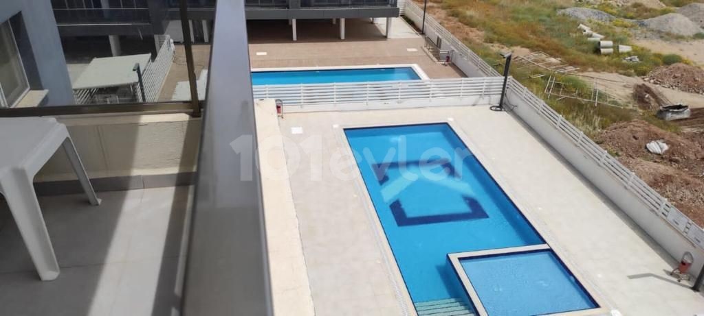 Famagusa Sakarya Region 2 + 1 Luxury Fully Furnished Apartment For Sale in a Complex with a Pool ** 