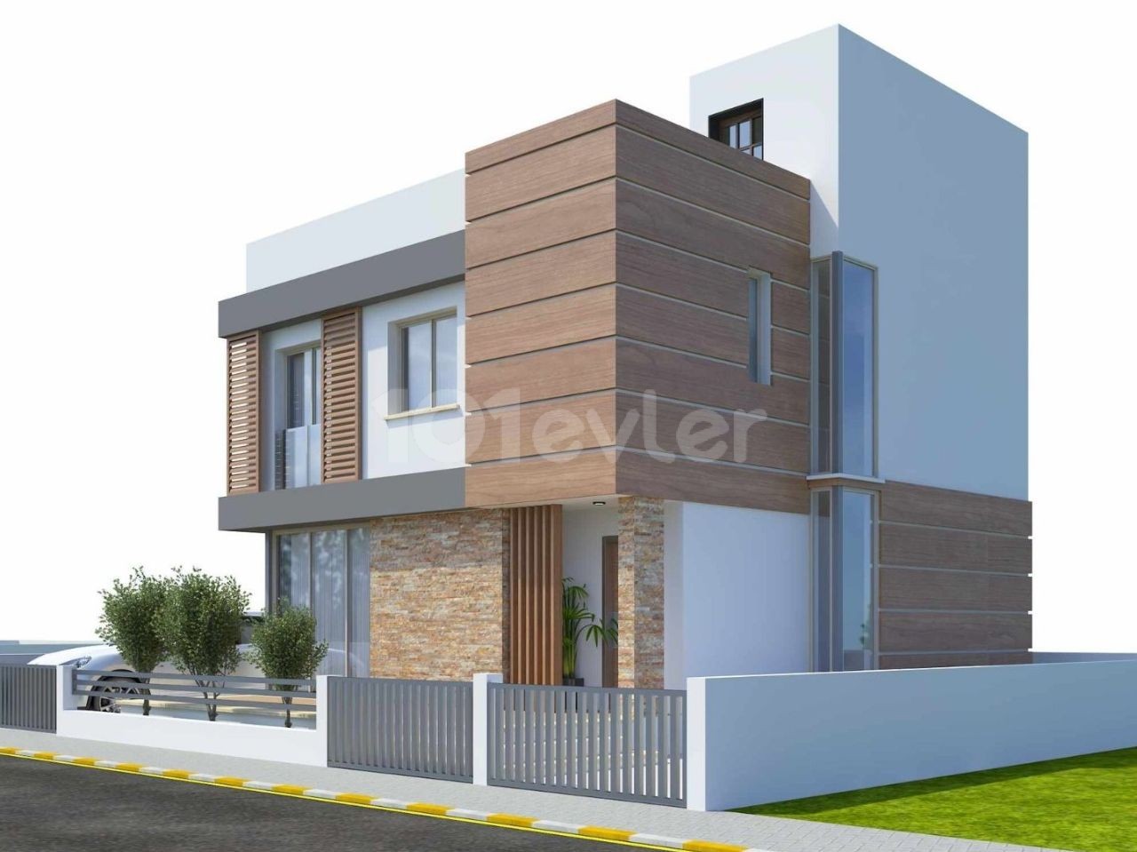 New Ready-to-Deliver Villas in Famagusta Yeniboğaziçi a Complex with Pool