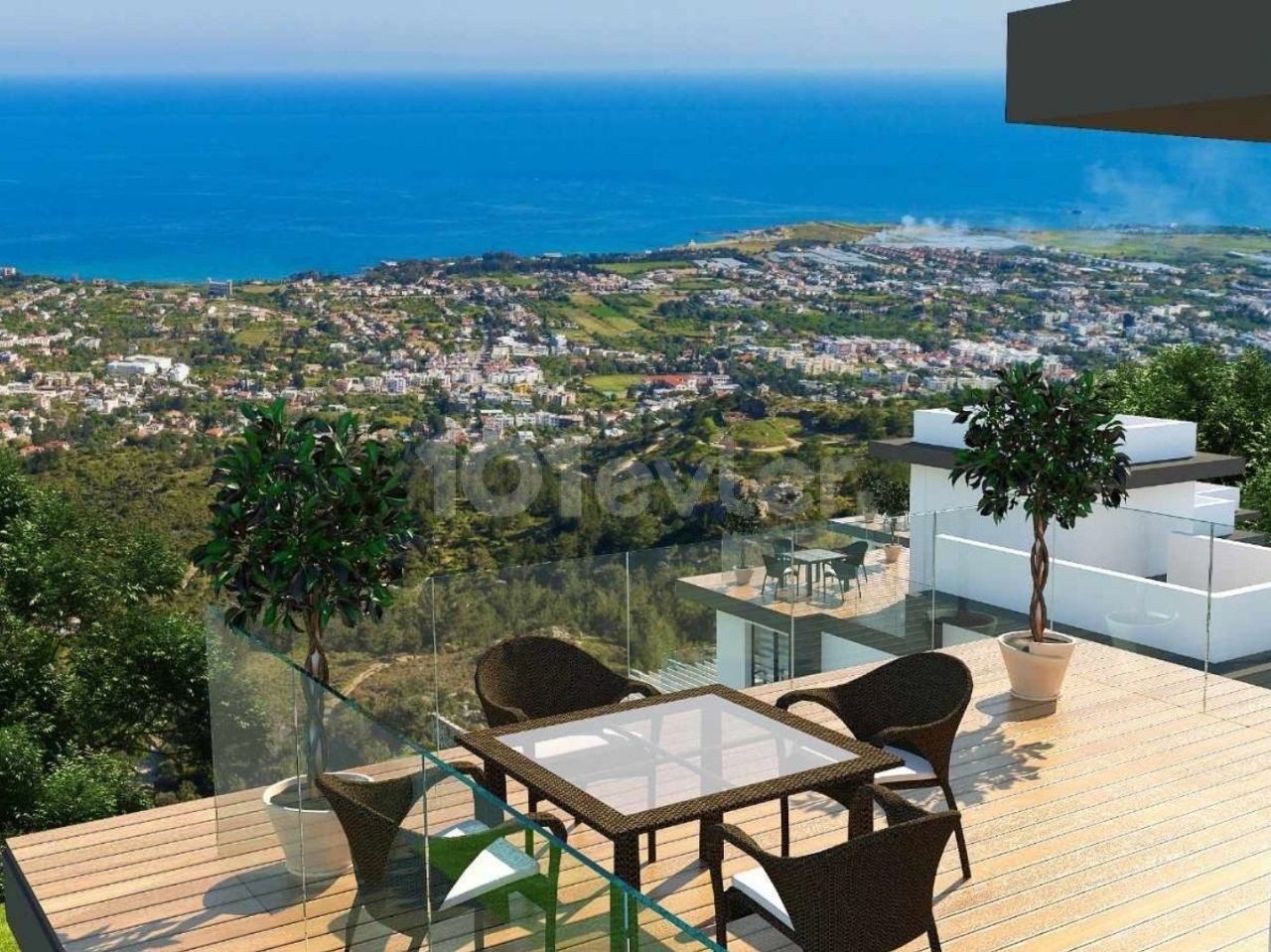 Superlux Villas with Private Pool and Mountain and Sea Views for Sale in Girne Lapta