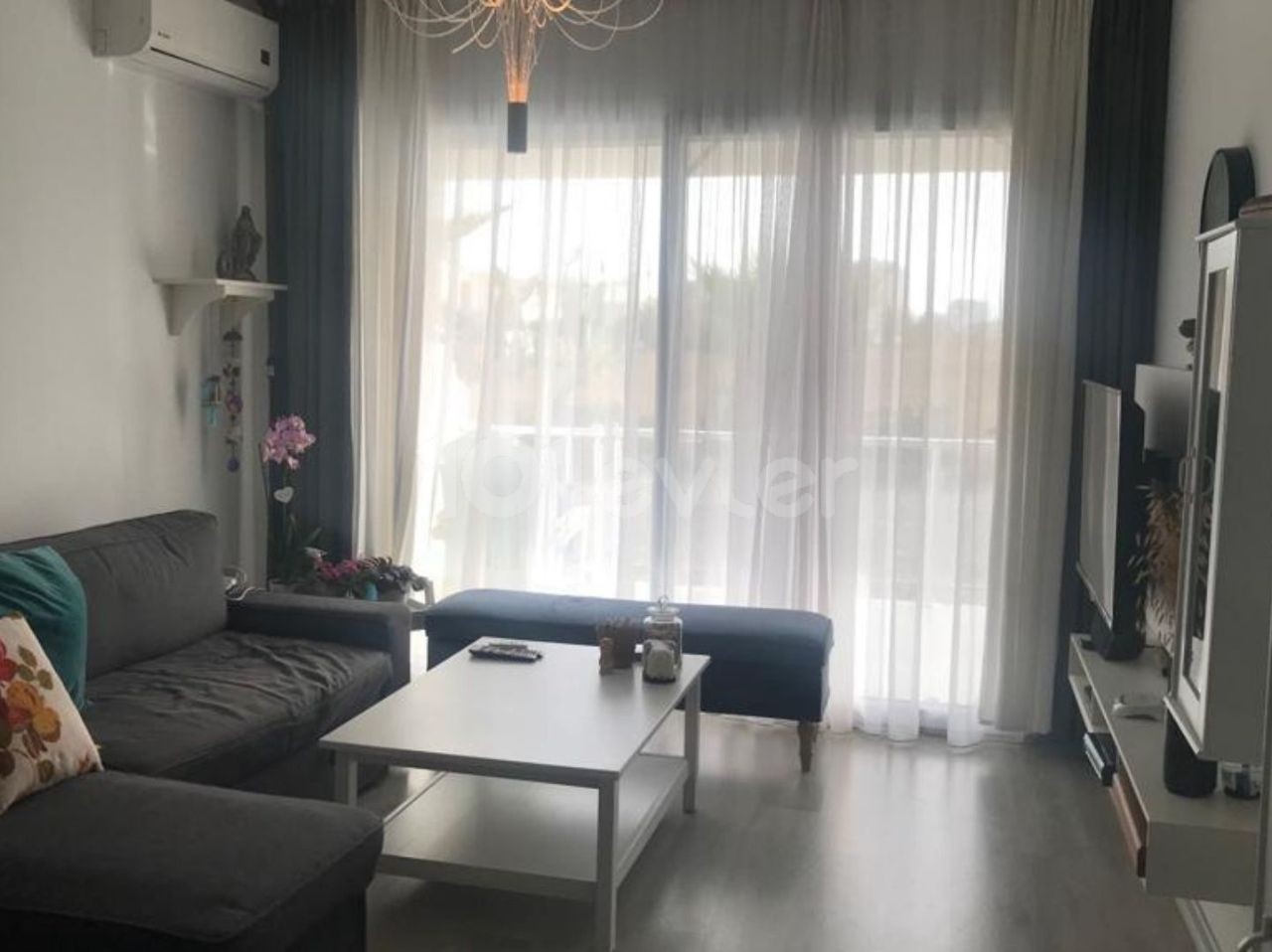 1+1 Furnished Flat For Rent In Iskele Longbeach Region With Social Areas