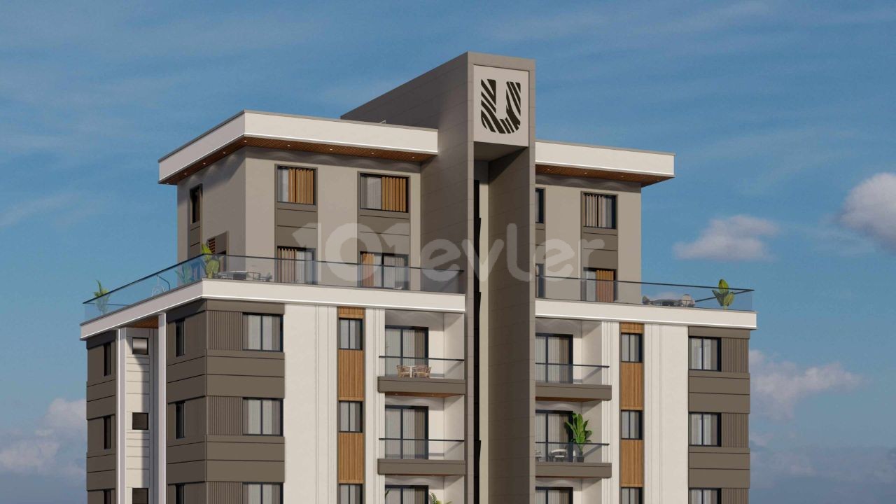 FLATS FOR SALE IN İSKELE LONGBEACH WALKING DISTANCE TO THE SEA WITH LAUNCH PRICE