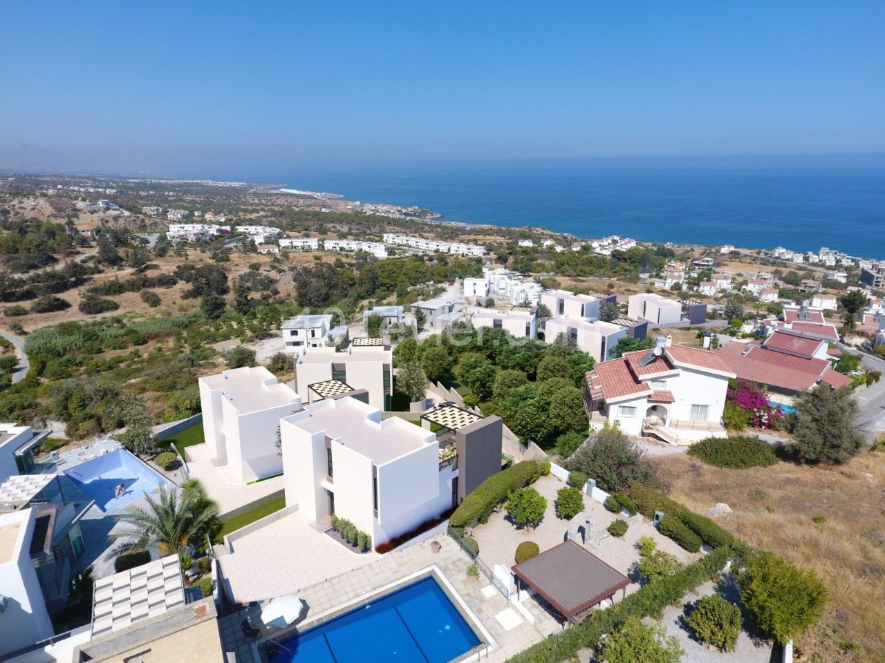 Villas with Sea and Mountain Views, Swimming Pool for Sale from the Owner in Kyrenia, Esentepe ** 