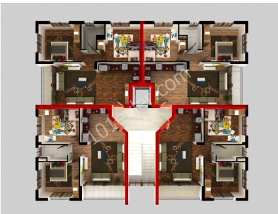 2+ 1 Apartment with a New Turkish Cob in the center of Famagusta For information: 05338653644 ** 