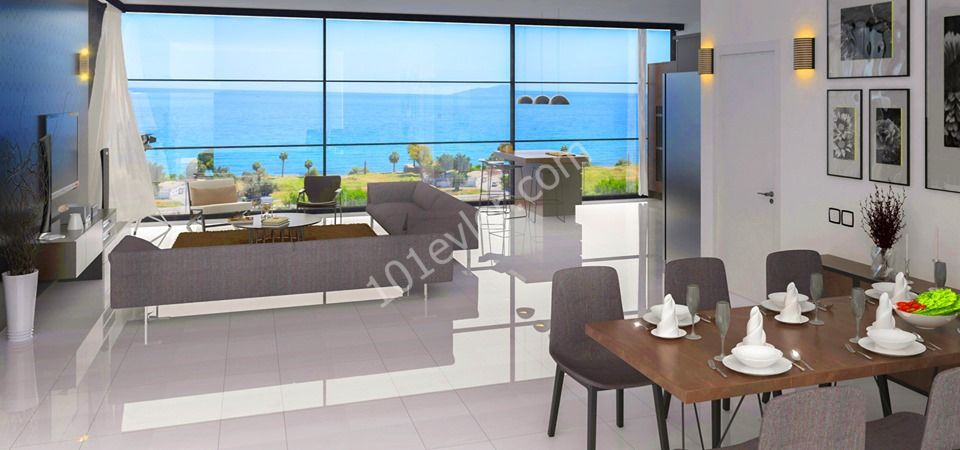 NEW APARTMENTS FOR SALE IN THE LONG BEACH AREA, 230 METERS FROM THE SEA. For information: 0533 886 7072 ** 