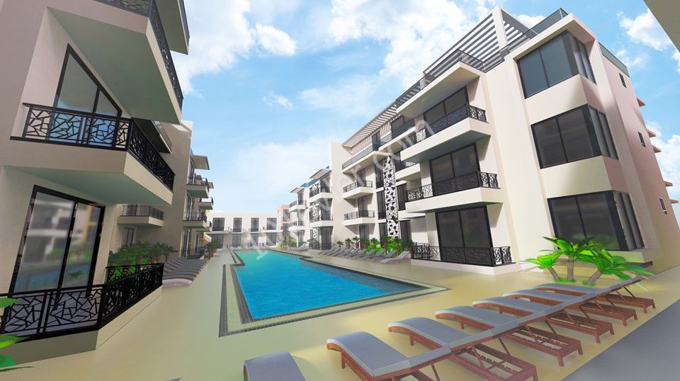 NEW APARTMENTS FOR SALE IN THE LONG BEACH AREA, 230 METERS FROM THE SEA. For information: 0533 886 7072 ** 