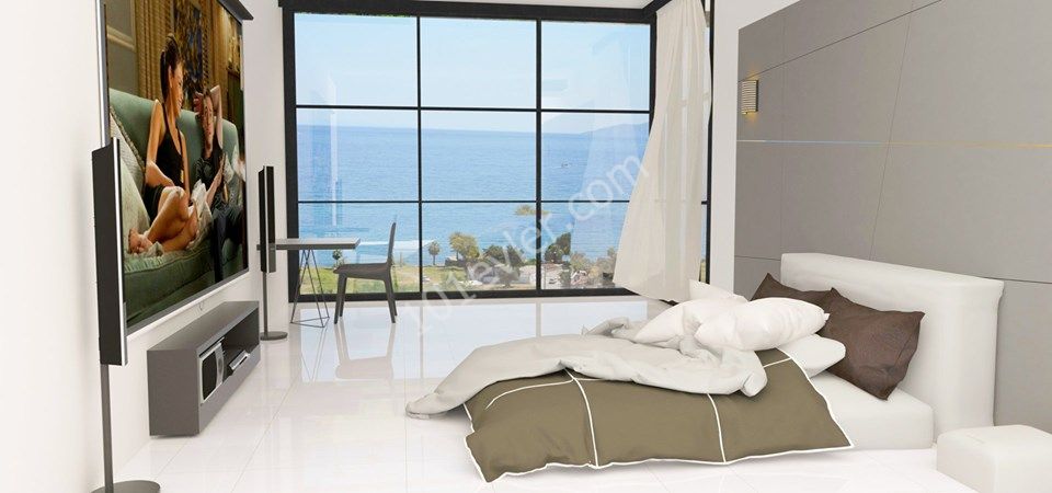 NEW APARTMENTS FOR SALE IN THE LONG BEACH AREA, 230 METERS FROM THE SEA. For information: 0533 886 7072 ** 