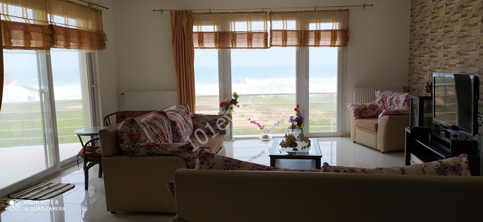 3+1 Furnished Apartment with Sea View For information:05338867072 ** 