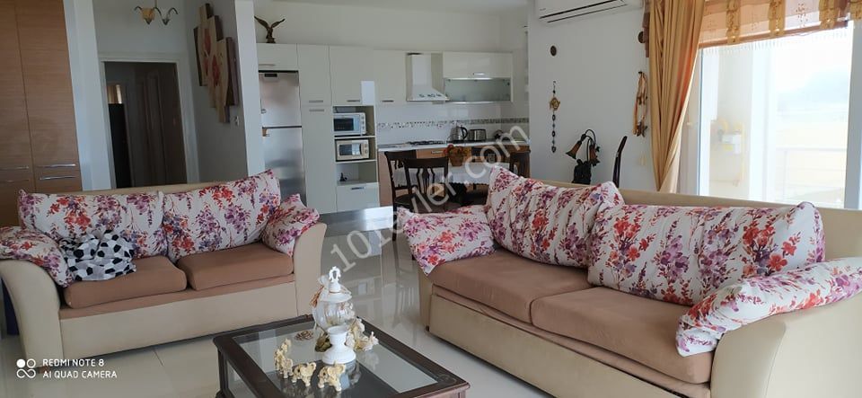 3+1 Furnished Apartment with Sea View For information:05338867072 ** 