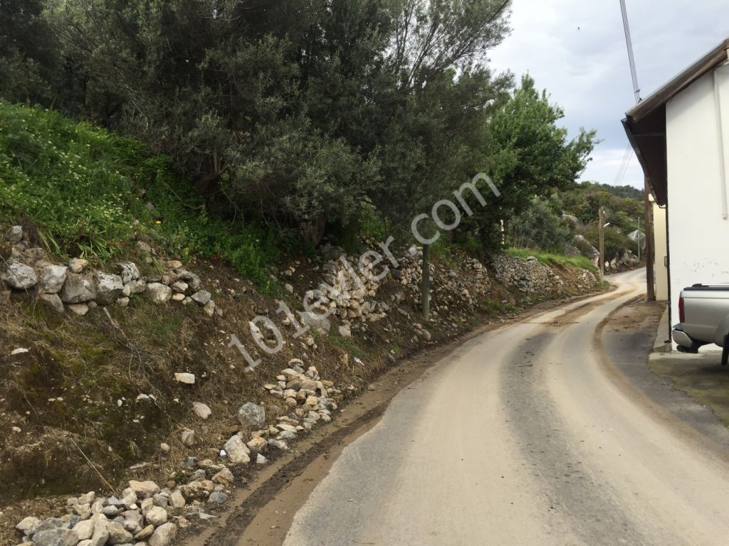 KYRENIA/Karşıyaka village around 2.5 Dönüms of PLOT with excellent sea and mountain views