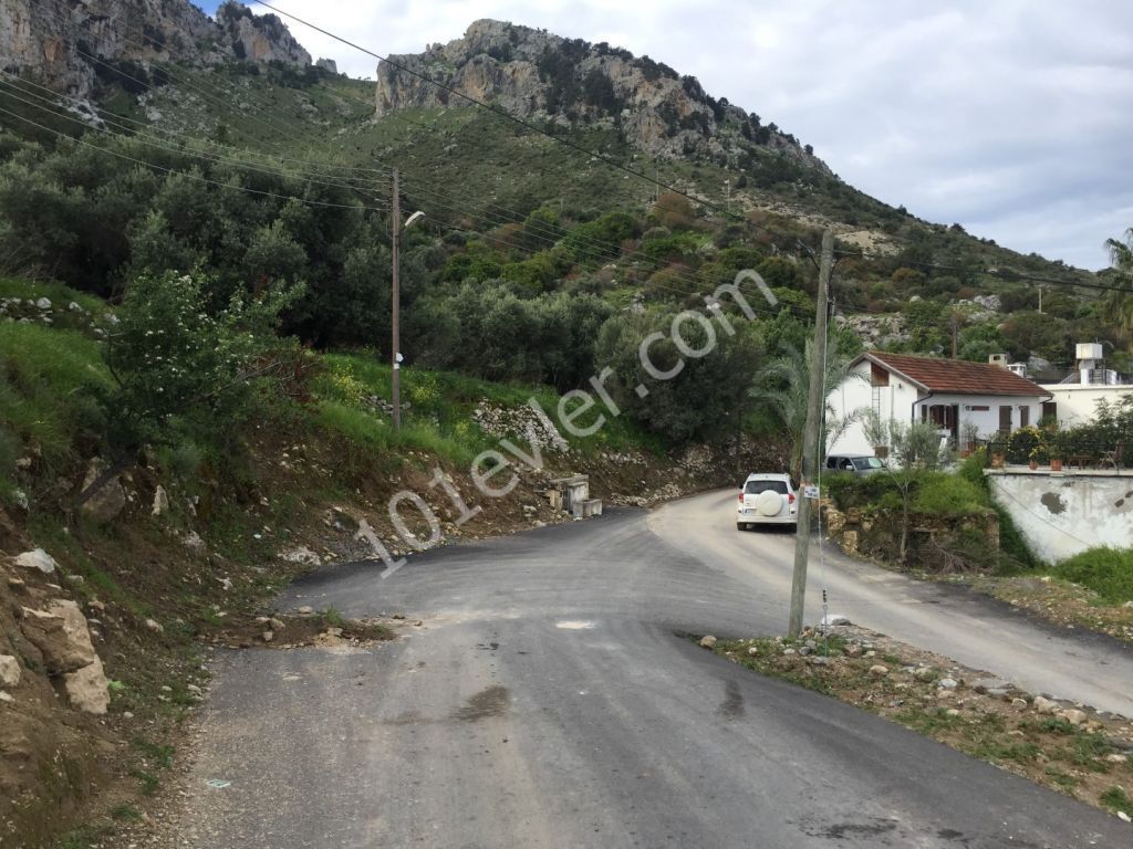 KYRENIA/Karşıyaka village around 2.5 Dönüms of PLOT with excellent sea and mountain views