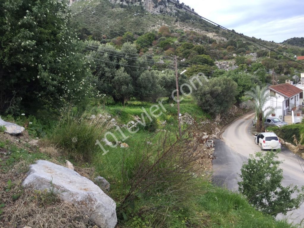 KYRENIA/Karşıyaka village around 2.5 Dönüms of PLOT with excellent sea and mountain views