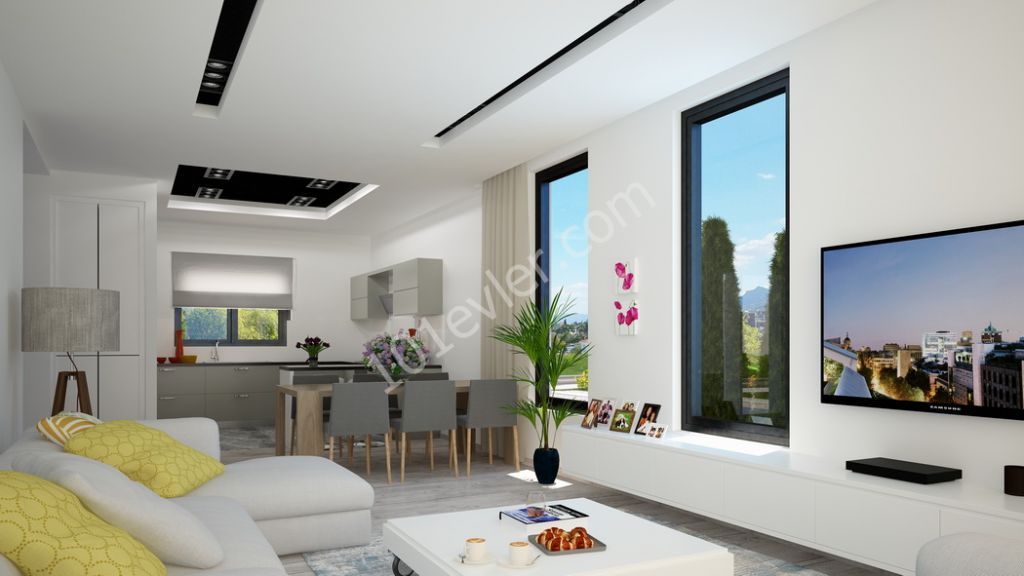 KYRENIA ALSANCAK 3+1 NEW APARTMENT WITH POOL NEAR LIVING AREAS ** 