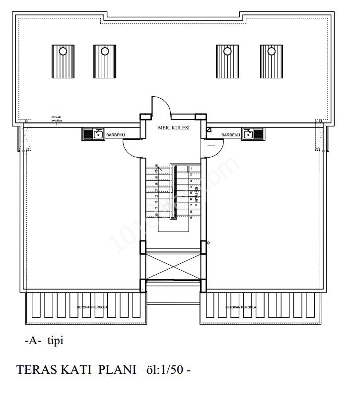 GİRNE ALSANCAK DENİZE YÜRÜME MESAFESİ ÖZEL PROJEDE DAİRE AMA MÜSTAKİL YAŞAMA UYGUN 