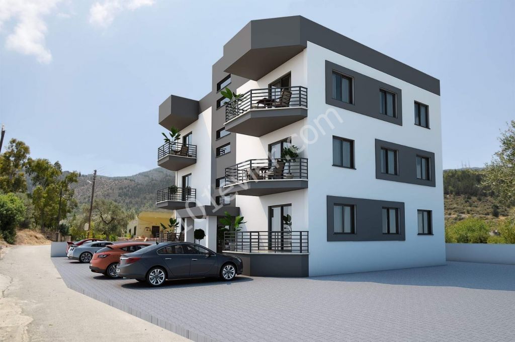 IN ALSANCAK  3+1 NEW APARTMENTS WITH SEA AND MOUNTAIN VIEWS