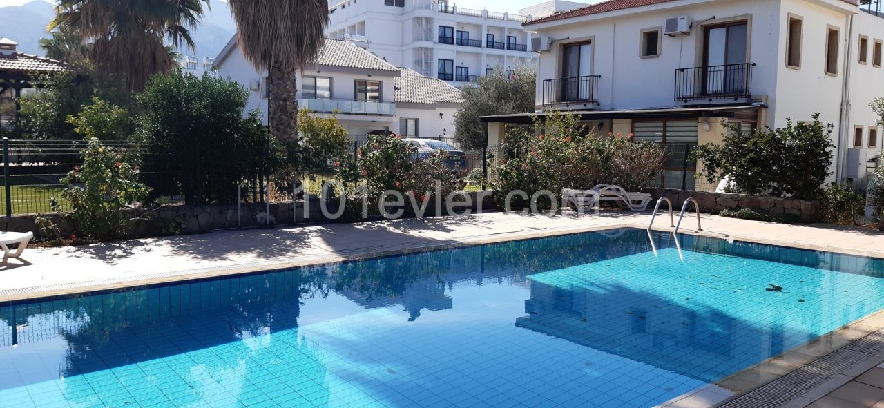 3 Bedroom semidetached villa with communal swimming pool in ÇATALKÖY village