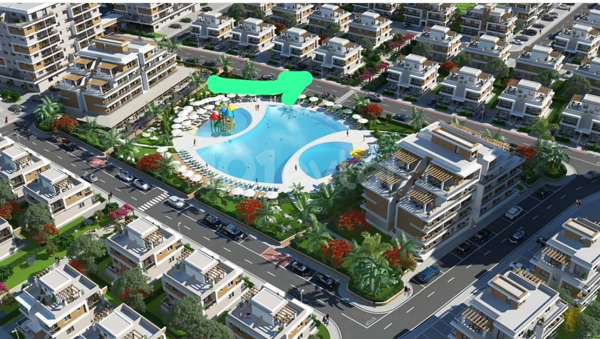 ISKELE LONG BEACH ROYAL SUN ELITE COMPLEX IN HERRLICHER LAGE ZU VERKAUFEN 3+1 TWIN VILLEN