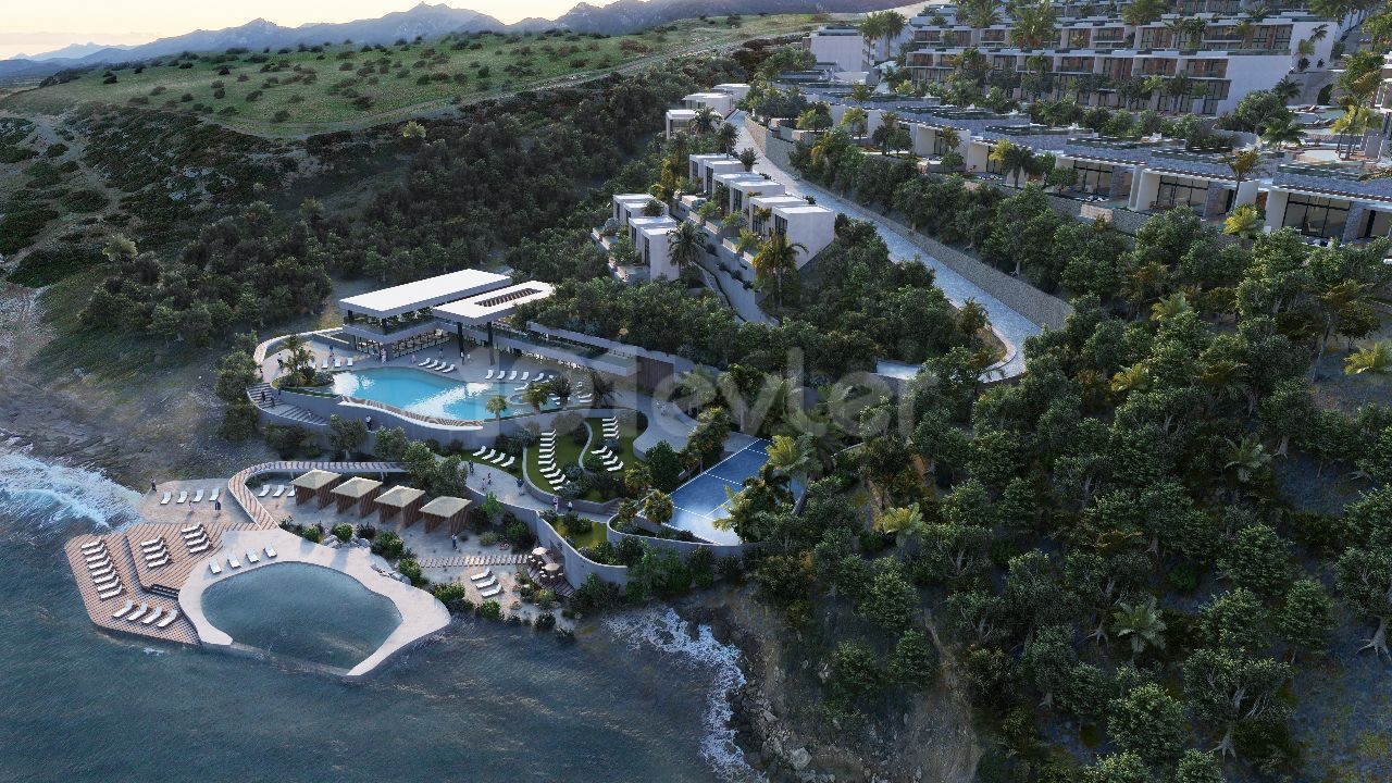 1+1 APARTMENTS FOR SALE IN A GREAT LOCATION IN THE NEW CASA DEL MARE PROJECT IN GİRNE ESENTEPE(0533 871 6180)